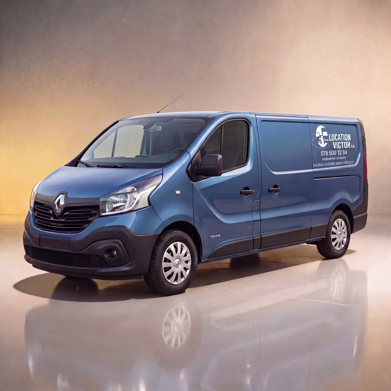 Renault Trafic Bleu 8m3 - Manuelle