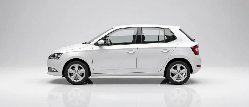 Skoda Fabia blanche